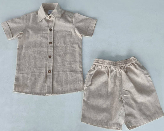 Boys Neutral Short Set