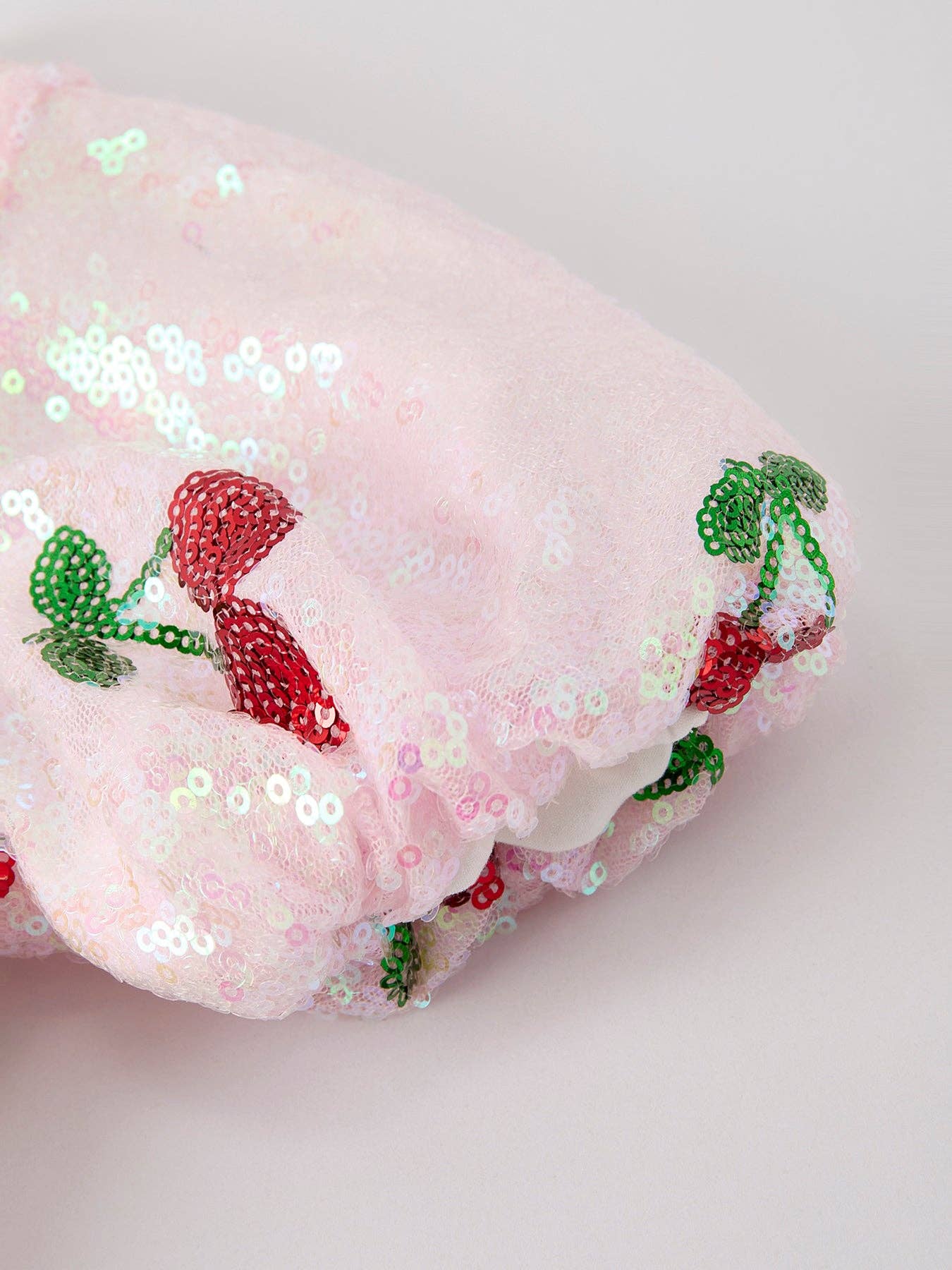 Sweet Cherry Sequins Dress