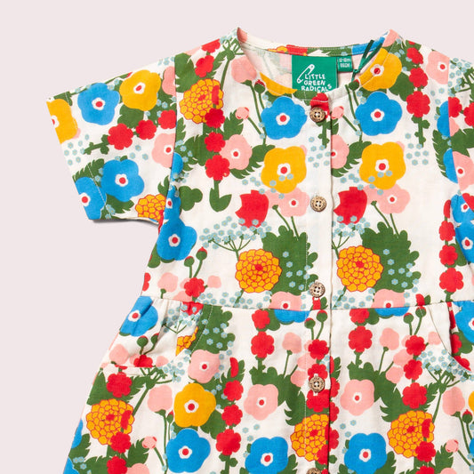 Flora And Fauna Button Dress
