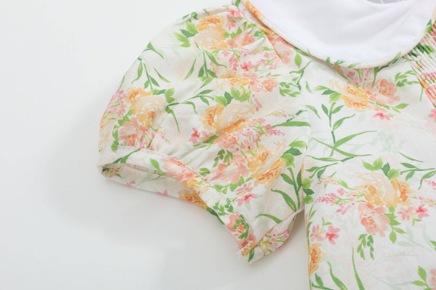 Spring Floral Smocked Dress