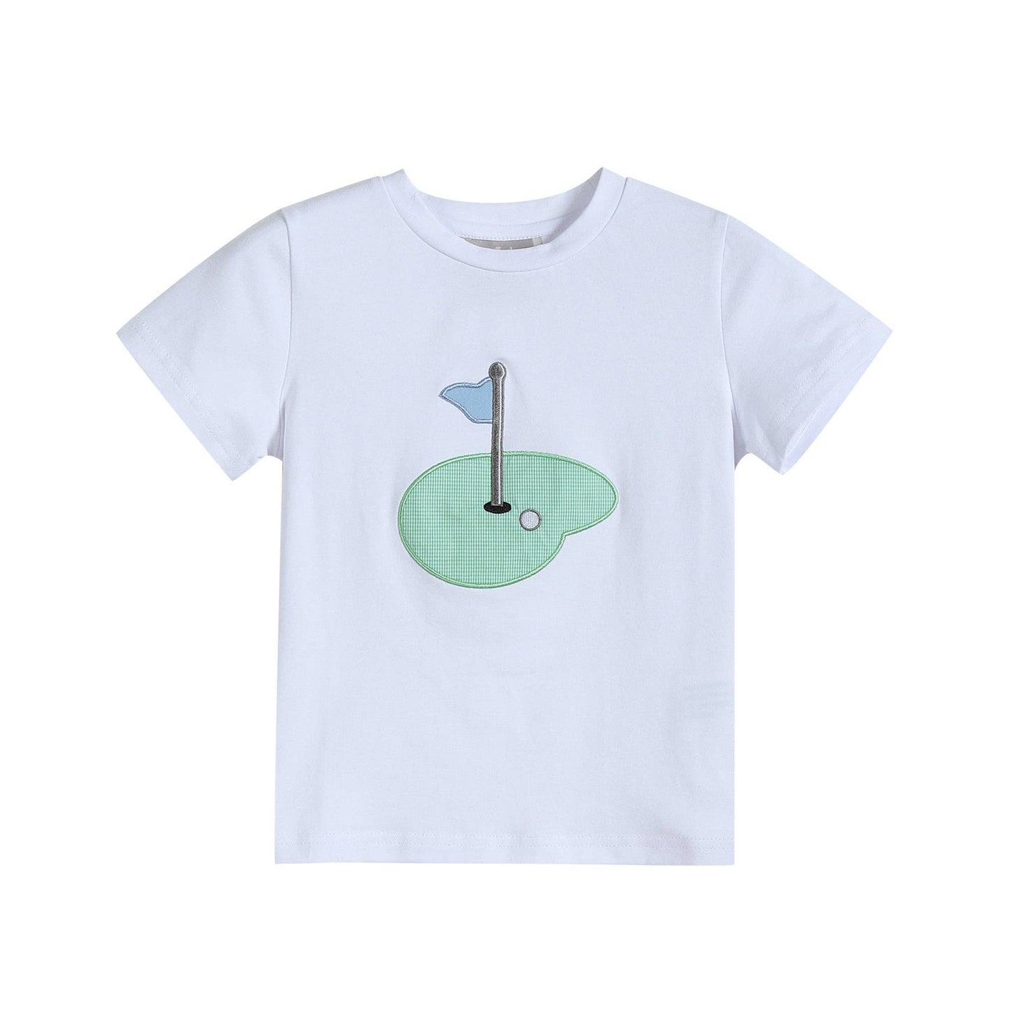 Blue Gingham Golf Set