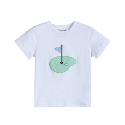 Blue Gingham Golf Set