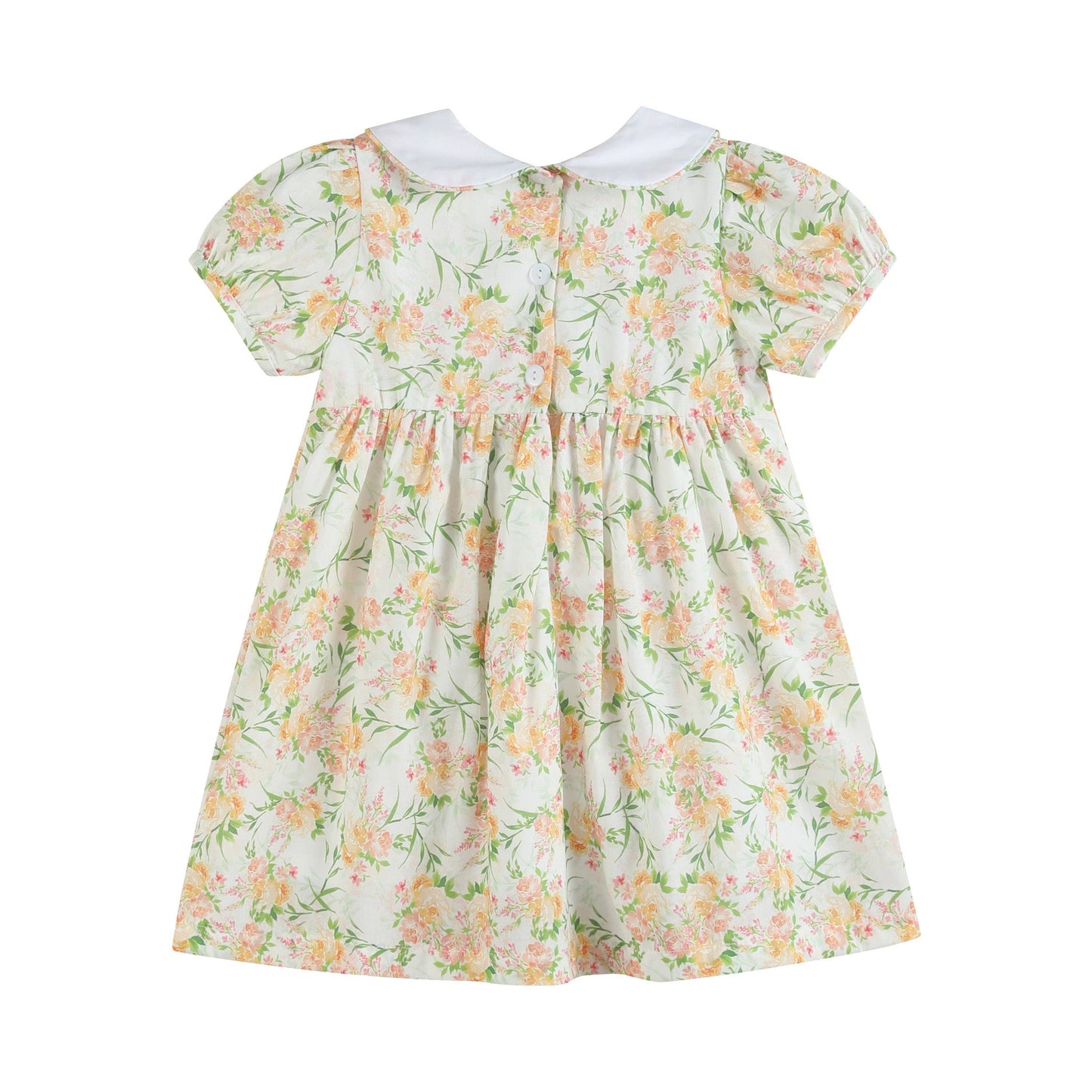 Spring Floral Smocked Dress