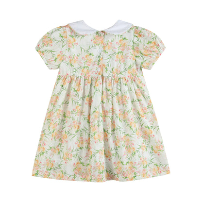 Spring Floral Smocked Dress