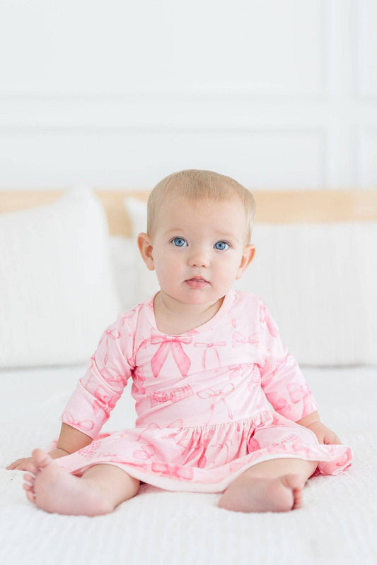 Blushing Bows Twirl Bodysuit