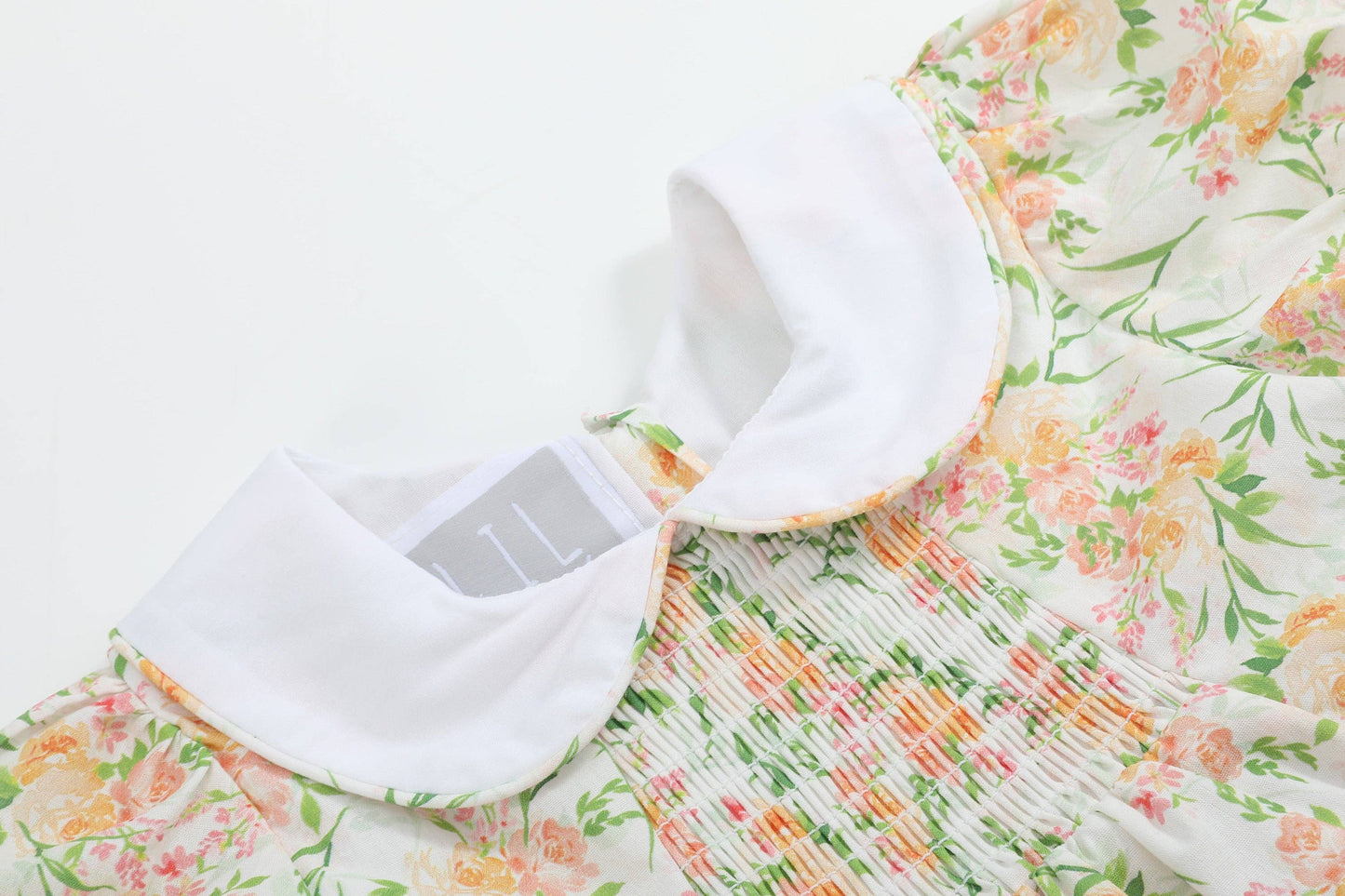 Spring Floral Smocked Dress