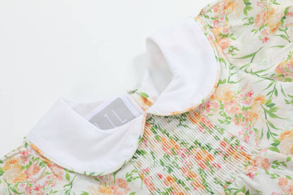 Spring Floral Smocked Dress