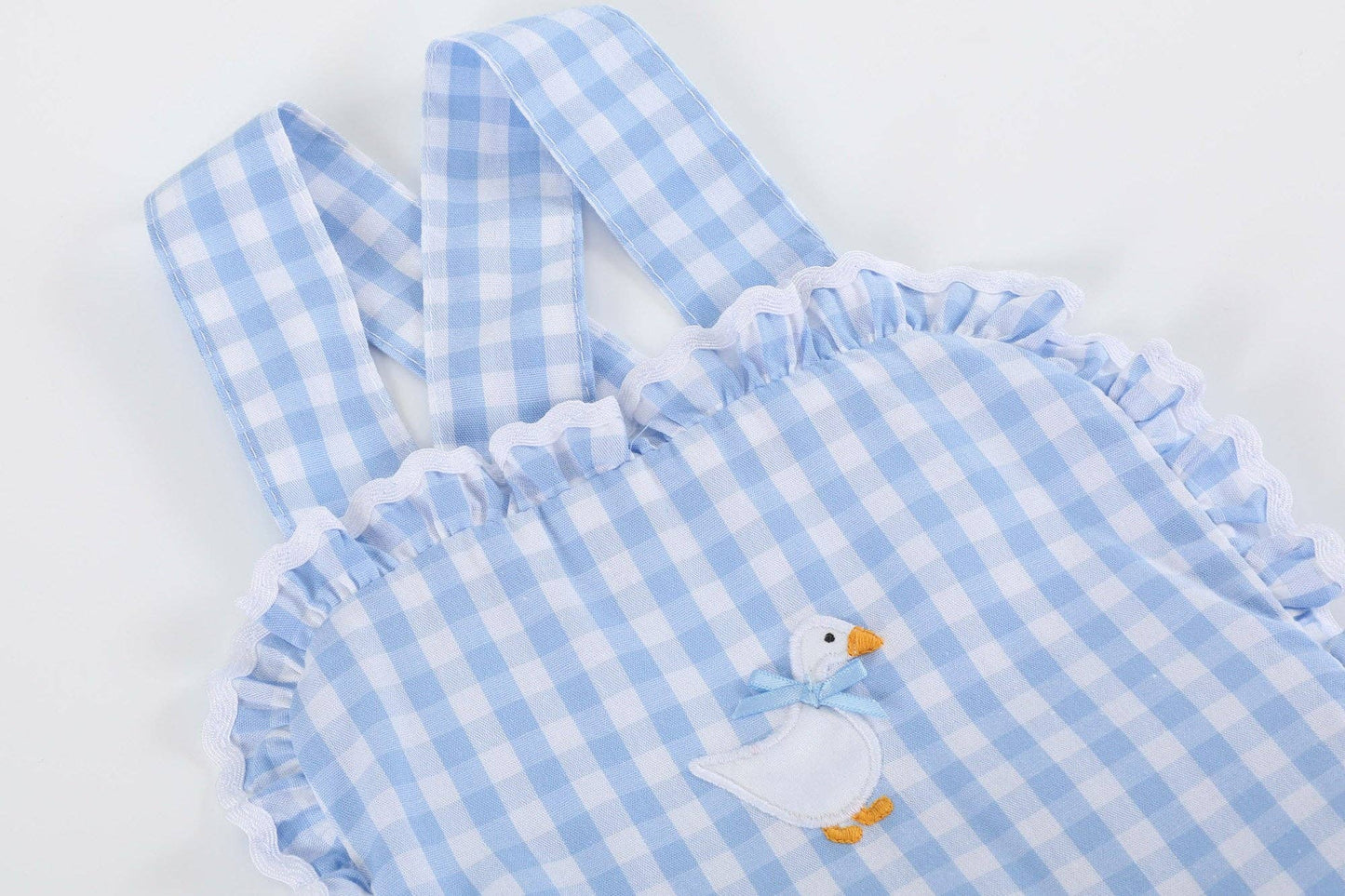 Gingham Goose Romper
