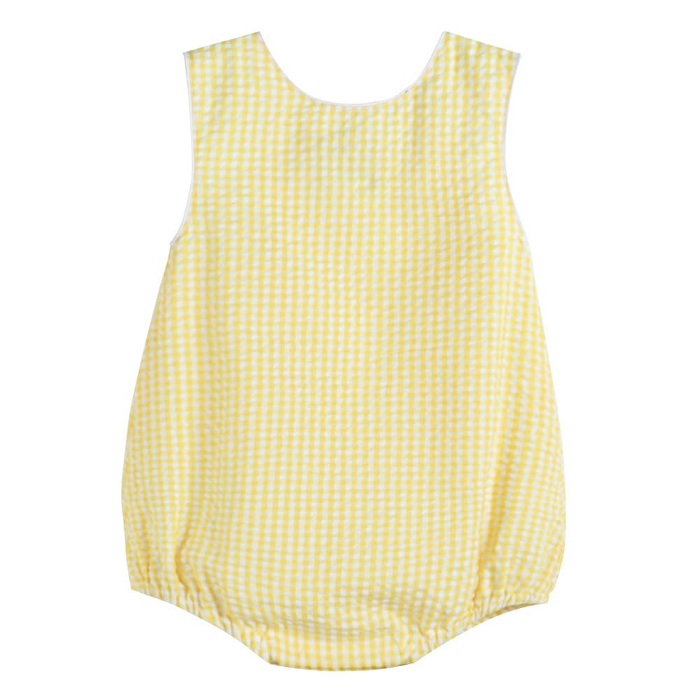 Sunshine Gingham Romper