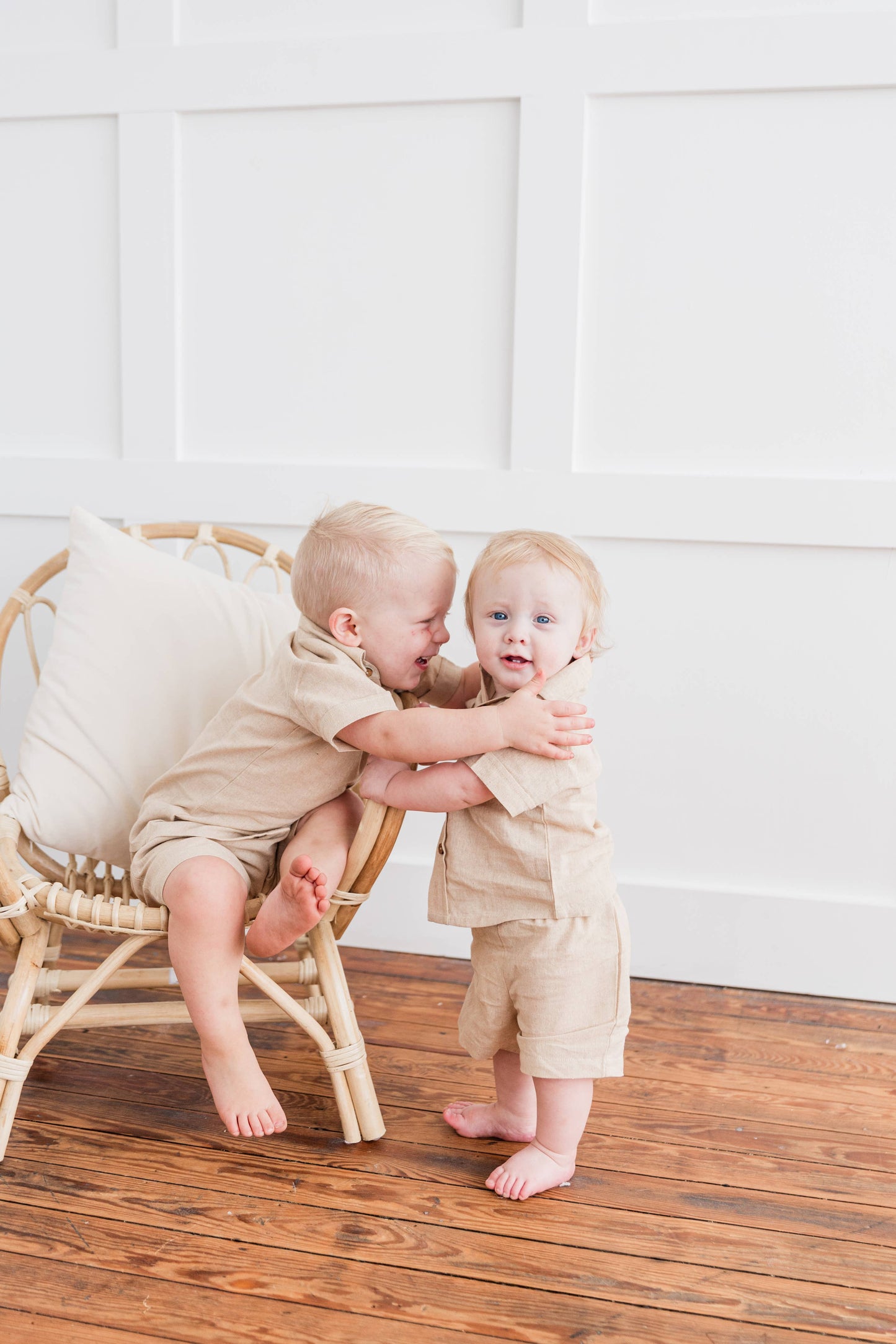 Boys Neutral Short Set