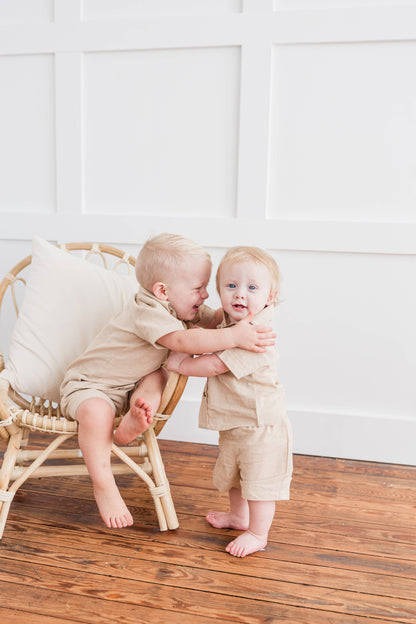 Boys Neutral Short Set