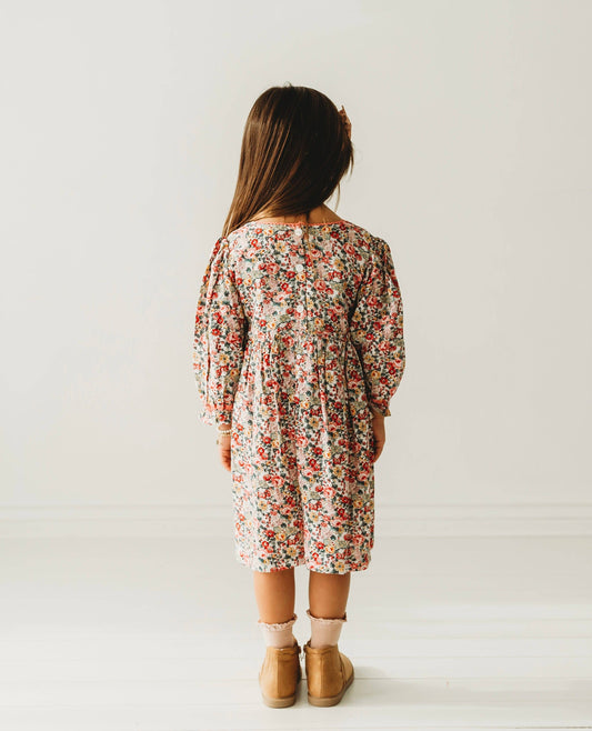Pink Bloom Overlap Dress