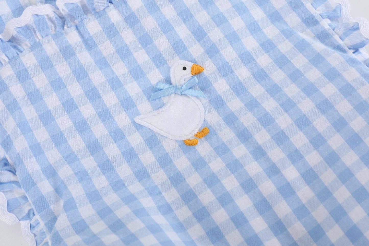 Gingham Goose Romper