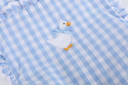 Gingham Goose Romper