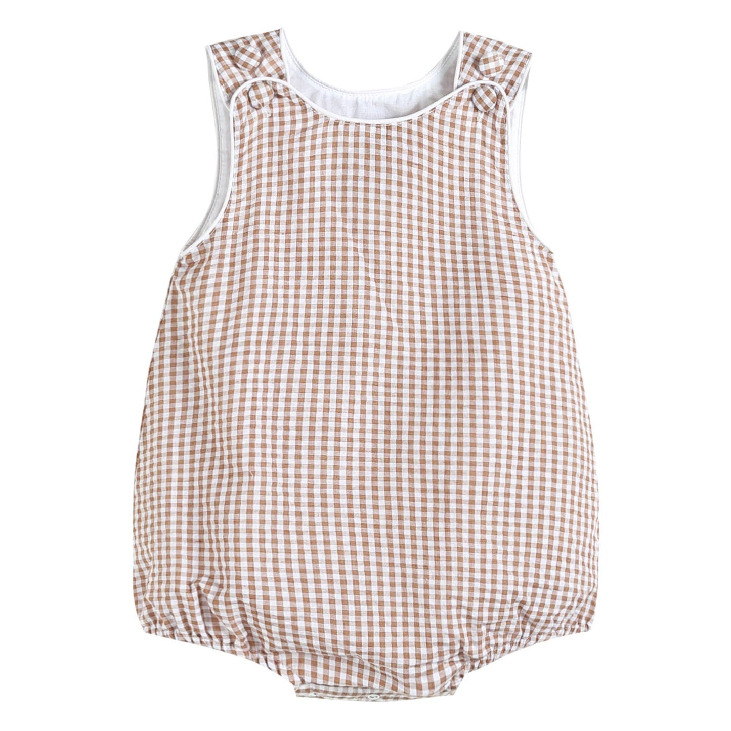 Brown Gingham Bubble