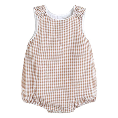 Brown Gingham Bubble
