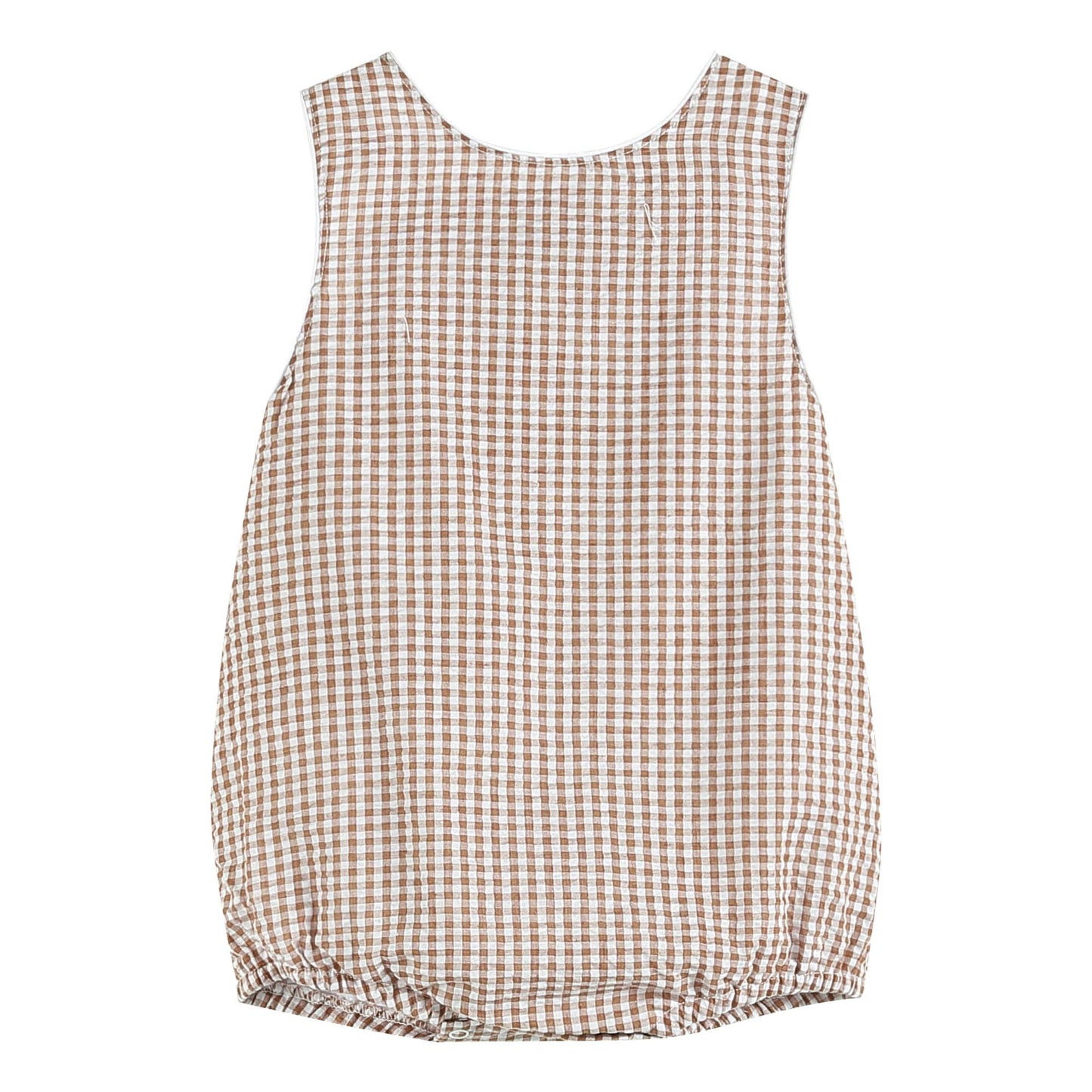 Brown Gingham Bubble