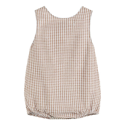 Brown Gingham Bubble