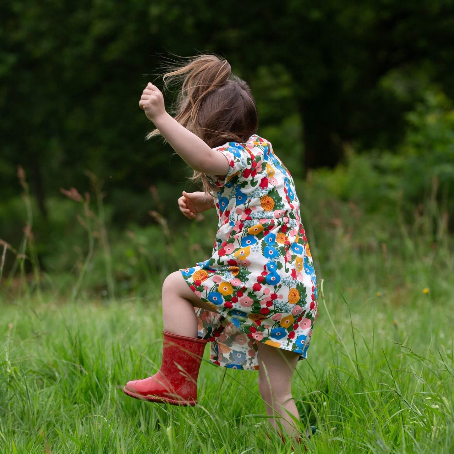 Flora And Fauna Button Dress