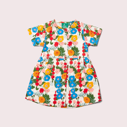 Flora And Fauna Button Dress