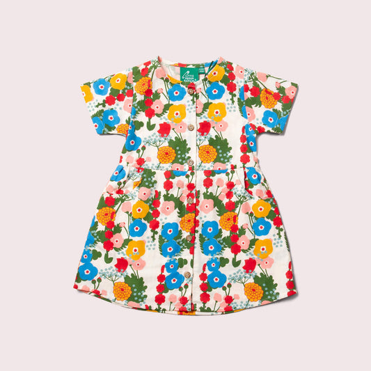 Flora And Fauna Button Dress
