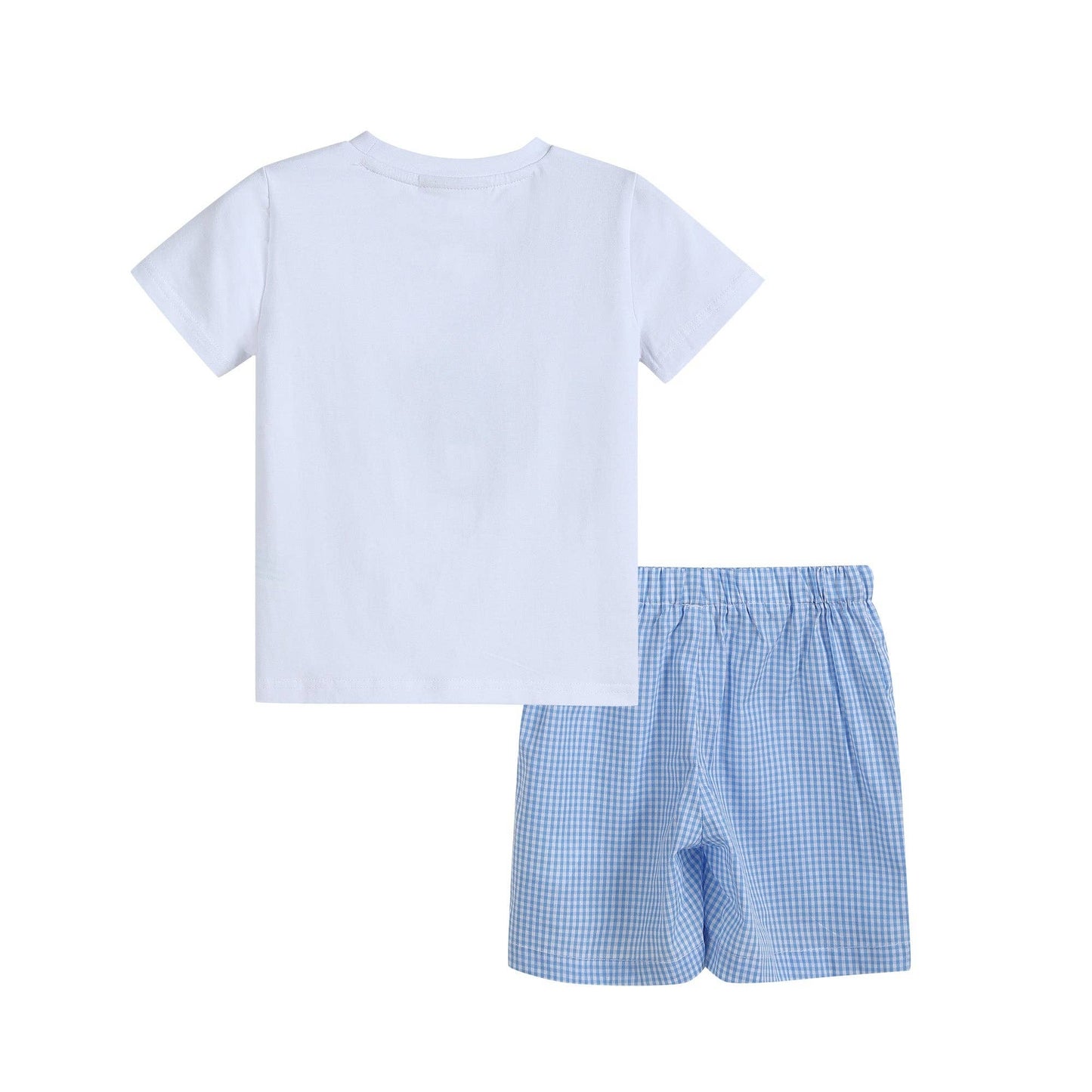 Blue Gingham Golf Set