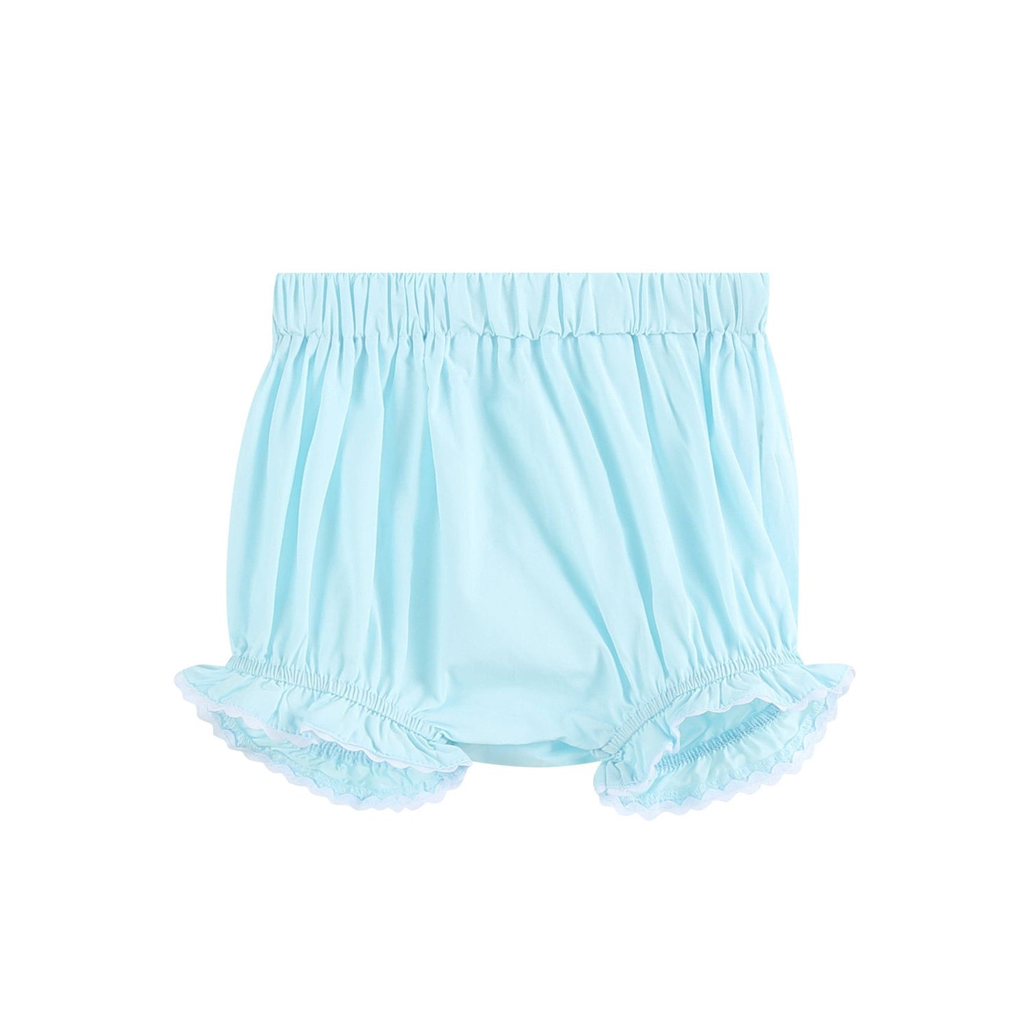 Light Blue Daisy Smocked Bloomer Set