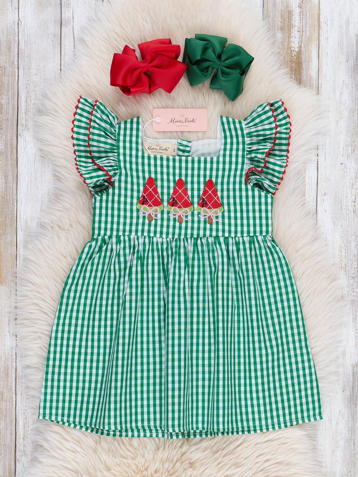 Watermelon Ruffle Dress
