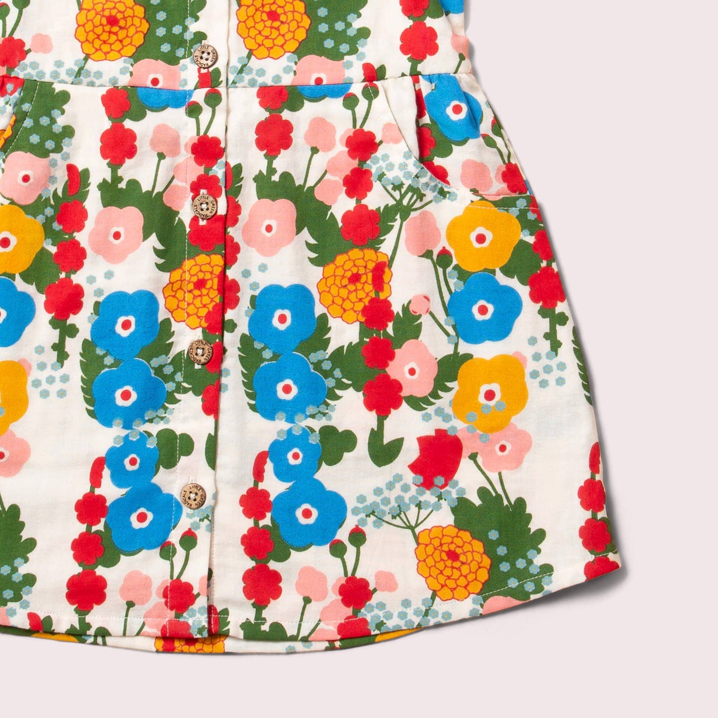 Flora And Fauna Button Dress