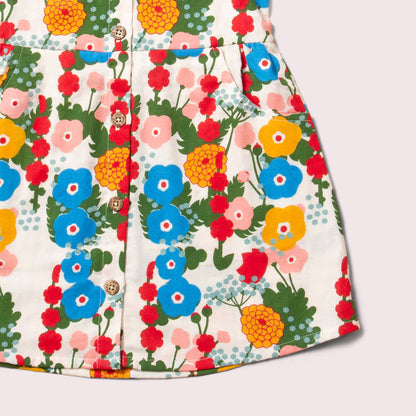 Flora And Fauna Button Dress