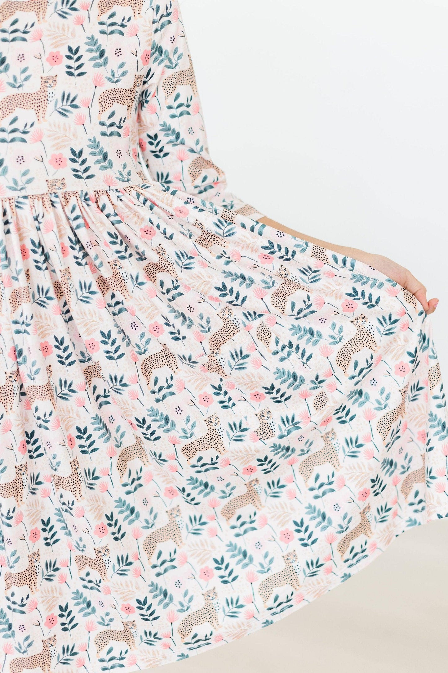 Cheetah Floral Dress