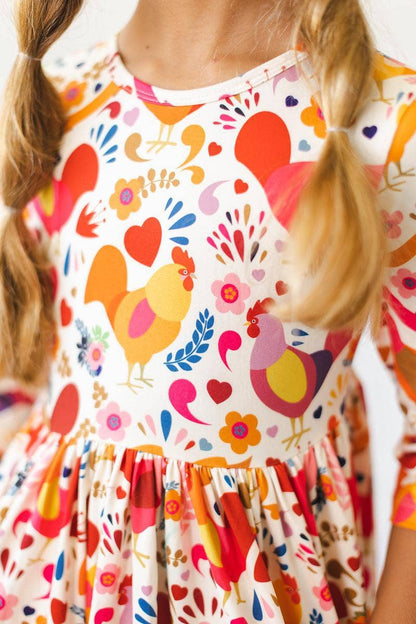 Little Red Hen Dress