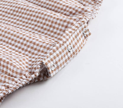 Brown Gingham Bubble