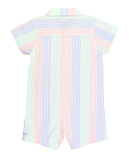 Colorful Seersucker Romper
