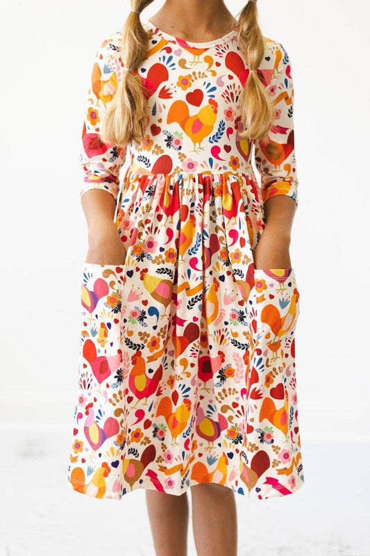 Little Red Hen Dress