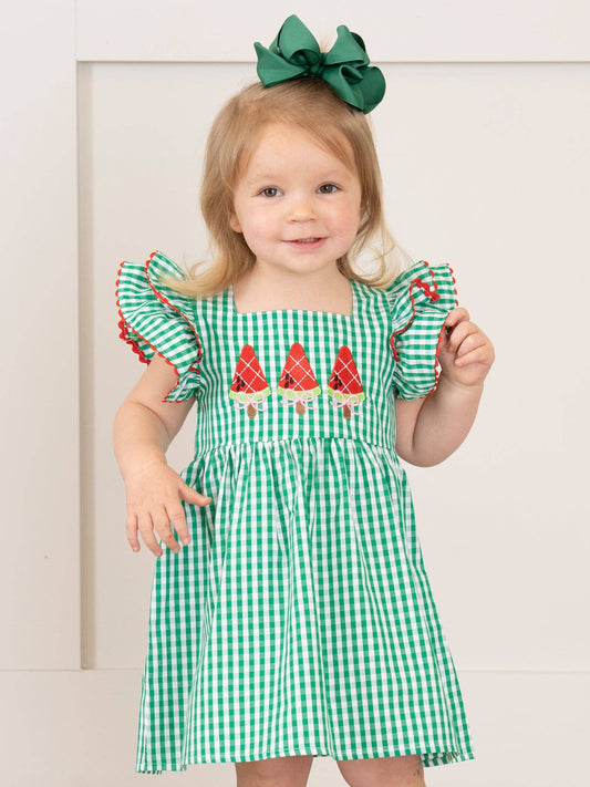 Watermelon Ruffle Dress