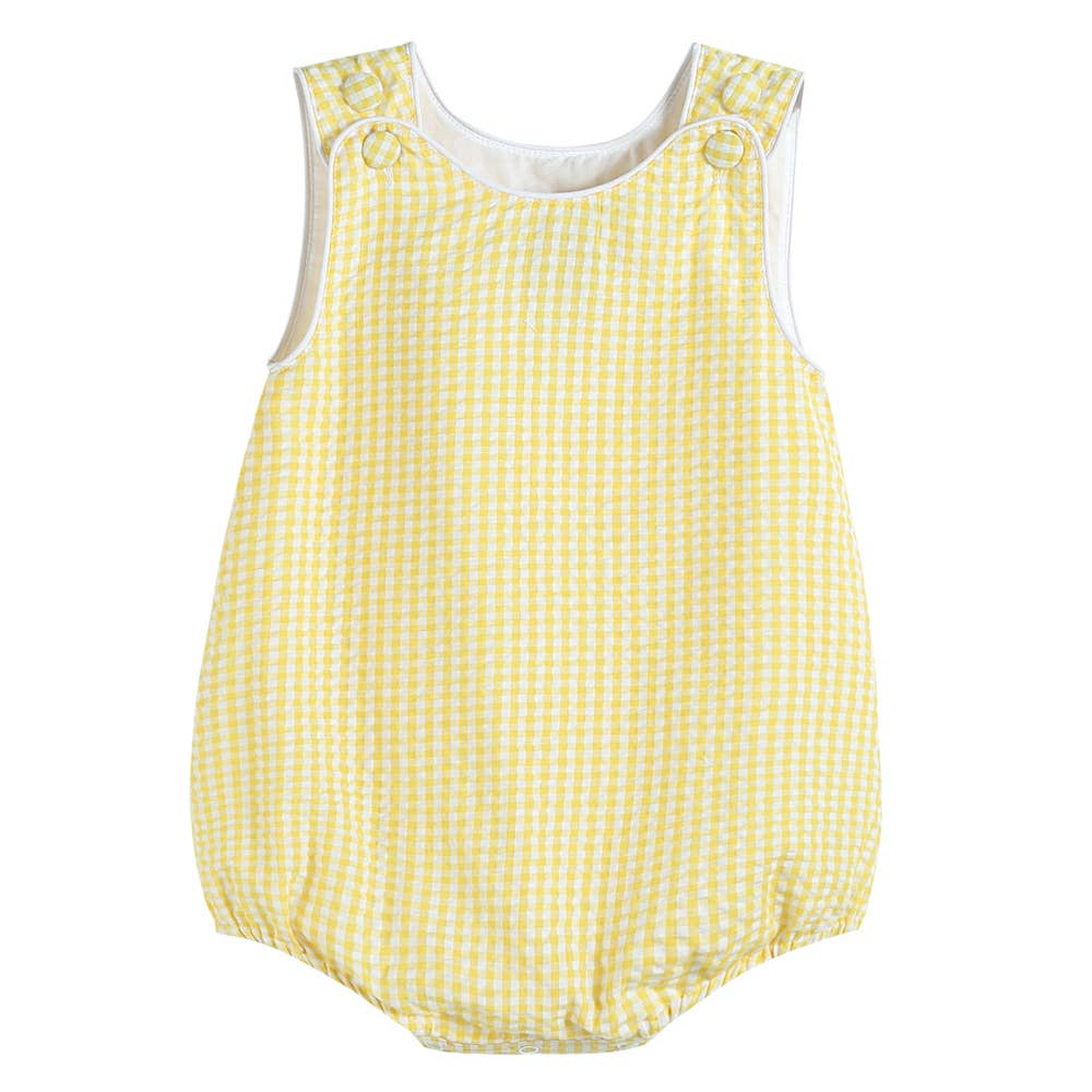 Sunshine Gingham Romper
