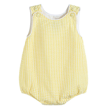 Sunshine Gingham Romper